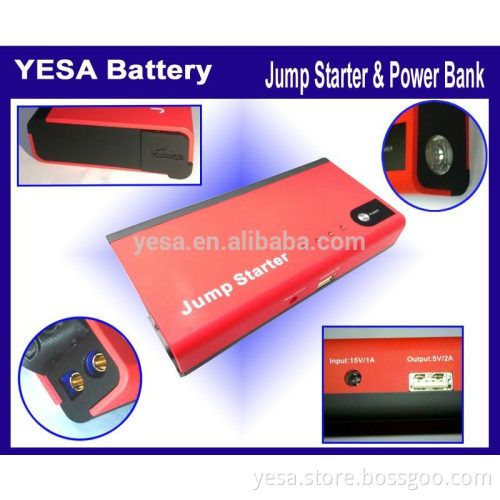 for any displacement Gasoline Car / Diesel Vehicle Thin Tpye 11000mAh Li-ion battery for USB EC5 output Jump Starter